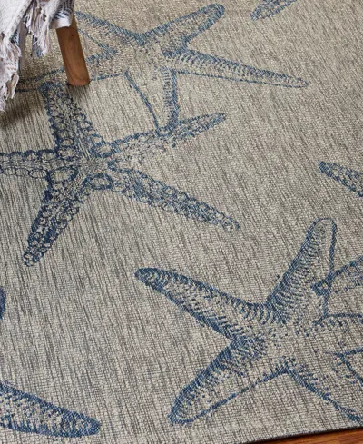 Lr Home Closeout!  Nassau Nass810c 5' X 7' Outdoor Area Rug In Multi