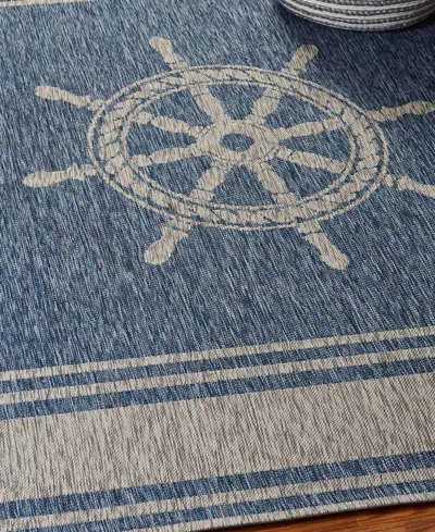 Lr Home Nassau Nass81025 7'9" X 9'5" Outdoor Area Rug In Multi