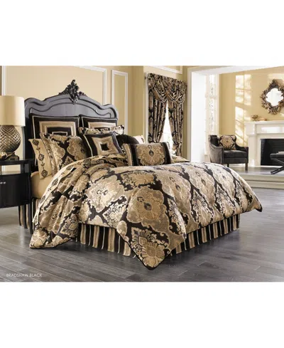 J Queen New York Bradshaw 4-pc. Comforter Set, Queen In Black