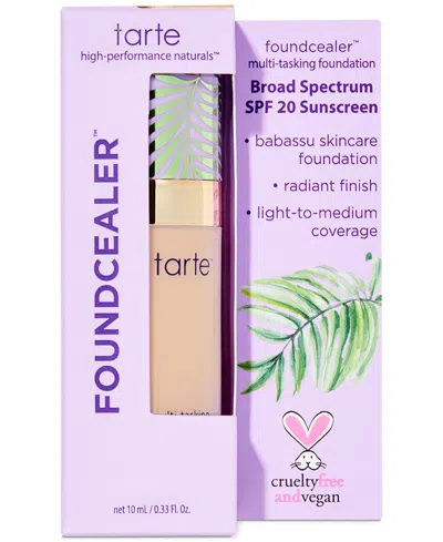 Tarte Babassu Foundcealer Skincare Foundation Broad Spectrum Spf 20, Travel Size In Brown