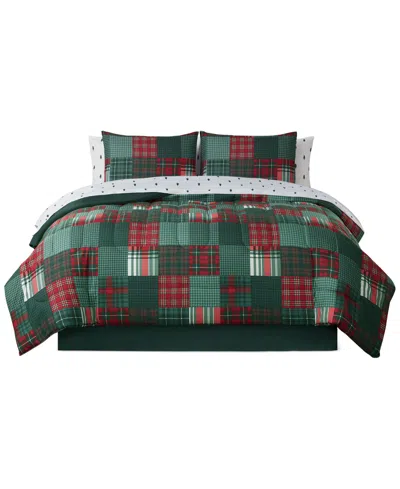 Mytex Holiday Patchwork 8-pc. Comforter Set, Exclusively At Macy's In Multi