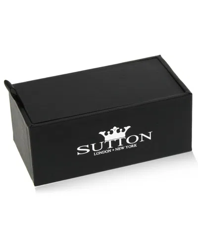 Rhona Sutton Sutton Sterling Silver Cufflinks With Gold Trim