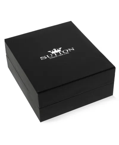 Rhona Sutton Black Titan Leather Stainless Steel Bracelet In Multi