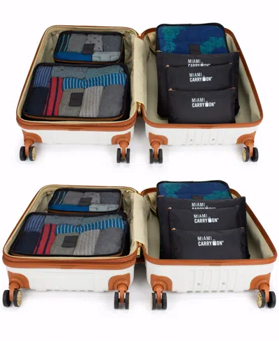 Miami Carryon Collins 12 Piece Packing Cubes Luggage Organizer In Multi