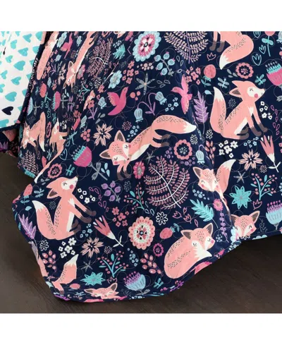 Lush Decor Kids Pixie Fox 3 Piece Quilt Set, Full/queen