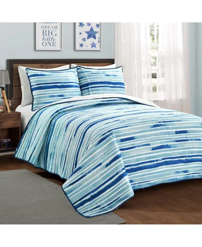 Lush Decor Kids Space Star Ombre 3-pc. Quilt Set, Full/queen In Multi