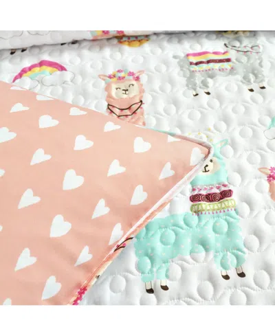Lush Decor Kids Southwest Llama Cactus 4-pc. Quilt Set, Full/queen