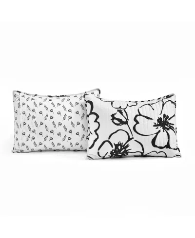 Lush Decor Scandinavian Floral 3 Piece Quilt Set, King In Multi