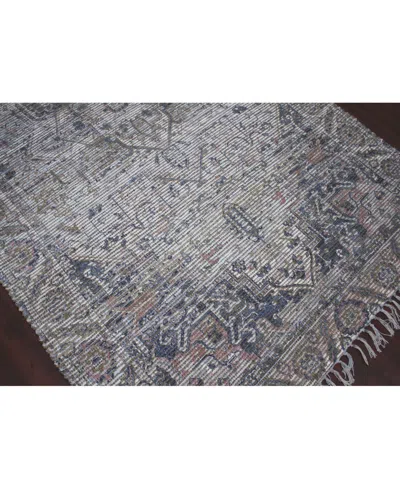 Amer Rugs Prairie Pre-5 Mist/ Pink 5' X 7'6" Area Rug