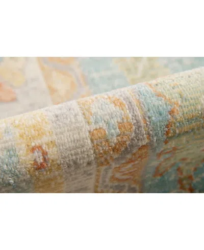 Amer Rugs Bohemian Bhm-3 Aqua And Beige 7'9" X 9'9" Outdoor Area Rug