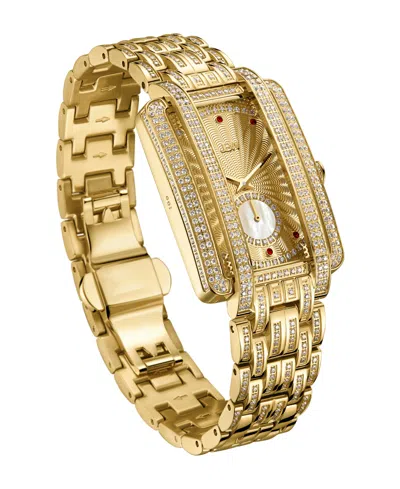 Jbw Women's Mink Platinum Series 18k Gold-plated Stainless Steel Watch, 28mm In Gold