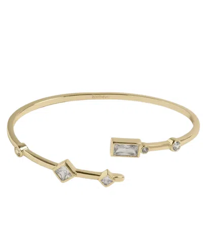 Bonheur Jewelry Abrielle Wrap Around Crystal Bracelet In Gold