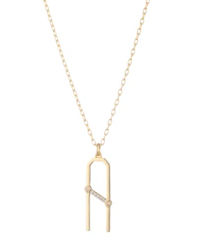 Bonheur Jewelry Ariella Letter A Necklace In Gold