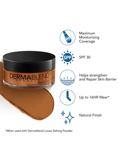 Dermablend Cover Creme Spf 30, 1 Oz. In Brown