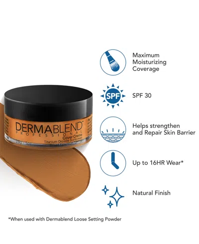 Dermablend Cover Creme Spf 30, 1 Oz. In Brown