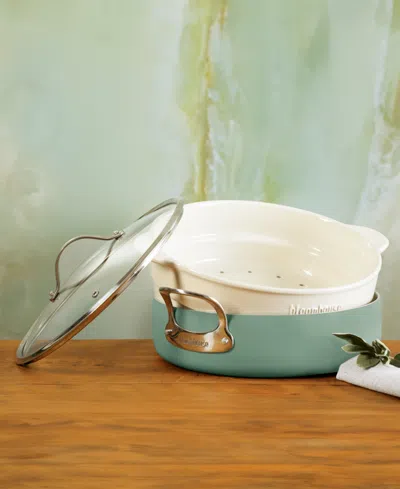 Bloomhouse 6 Qt Enamel Everyday Pan