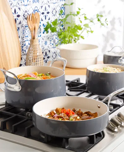 Bloomhouse 12 Piece Non-stick Cookware Set In Gray