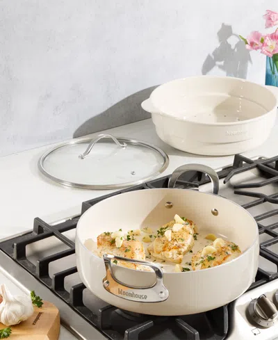 Bloomhouse 6 Qt Enamel Everyday Pan In Brown