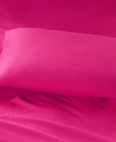 Intelligent Design Side Storage Pockets Microfiber 6-pc. Sheet Set, Full In Pink