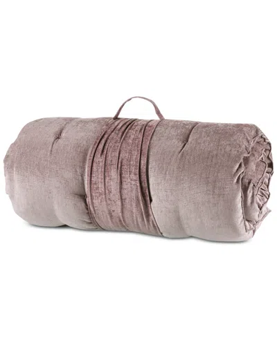 Intelligent Design Edelia Poly Chenille Lounge Floor Pillow, 27 "x 74" In Pink