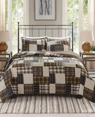 Madison Park Timber Reversible 3-pc. Quilt Set, Full/queen In Multi