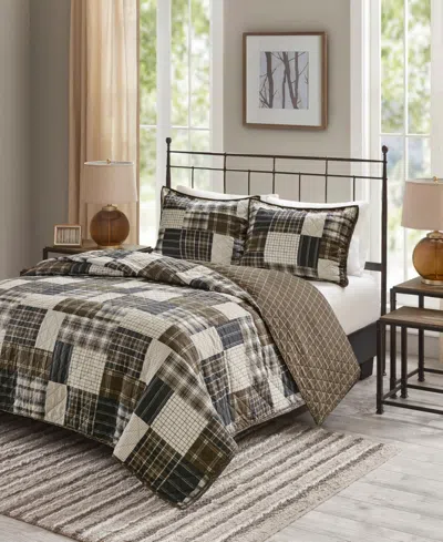 Madison Park Timber Reversible 3-pc. Quilt Set, Full/queen In Multi