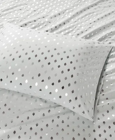 Intelligent Design Metallic Dot Sheet Set, Twin Xl