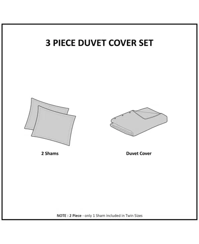 Madison Park Veronica Floral 3-pc. Duvet Cover Set, King/california King