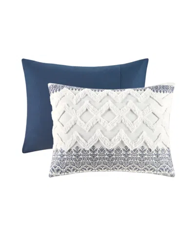 Ink+ivy Mila Chenille 3-pc. Duvet Cover Set, King/california King In Blue