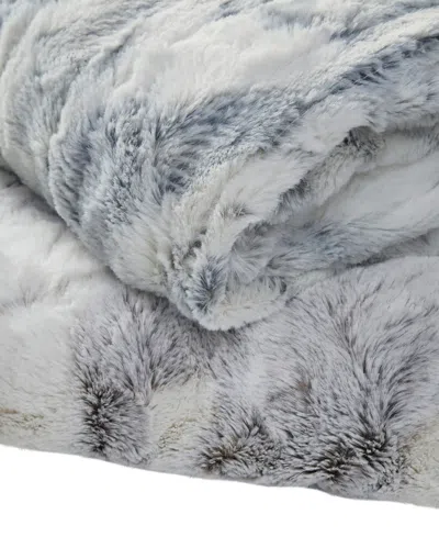 Beautyrest Zuri Electric Faux-fur Throw, 50" X 70" In Multi