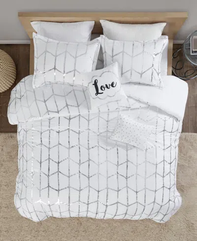 Intelligent Design Raina Metallic 5-pc. Comforter Set, King/california King In Multi