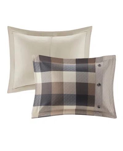 Madison Park Ridge Herringbone 6-pc. Duvet Cover Set, King/california King In Neutral