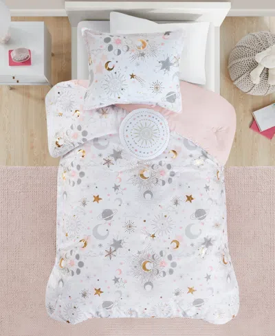 Intelligent Design Celia Starry Sky Metallic 4-pc. Comforter Set, Full/queen