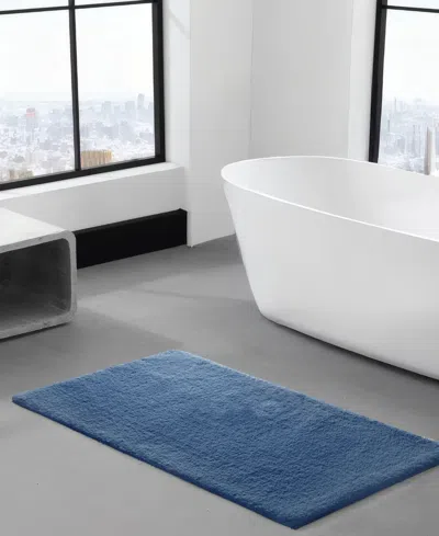 Madison Park Signature Marshmallow Bath Rug, 24" X 40" In Blue