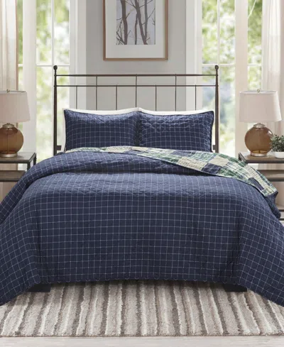 Madison Park Timber Reversible 3-pc. Quilt Set, King/california King In Multi
