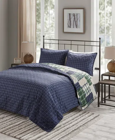 Madison Park Timber Reversible 3-pc. Quilt Set, King/california King In Multi