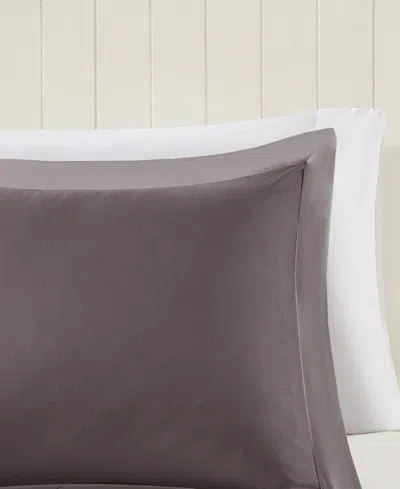 Madison Park Essentials Larkspur Reversible 3-pc. Comforter Set, Full/queen In Gray