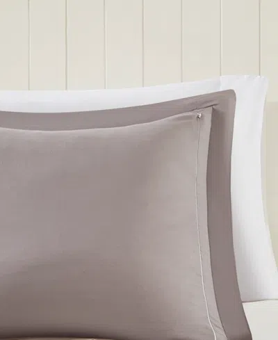 Madison Park Essentials Larkspur Reversible 3-pc. Comforter Set, Full/queen In Gray