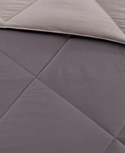 Madison Park Essentials Larkspur Reversible 3-pc. Comforter Set, Full/queen In Gray