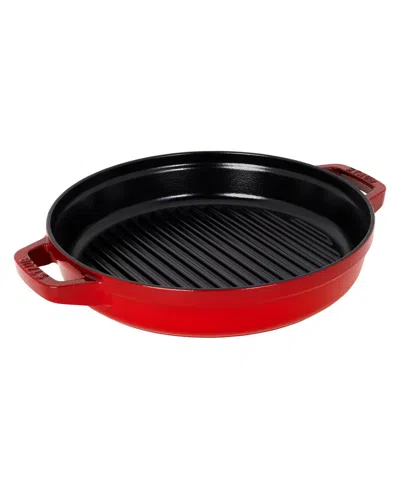 Staub Cast Iron 4-piece Stackable Set In Red