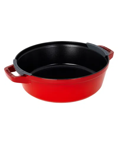 Staub Cast Iron 4-piece Stackable Set In Red