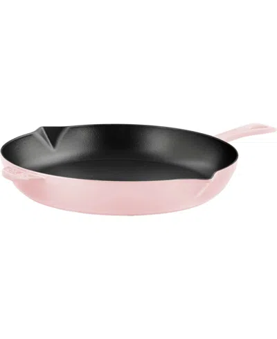 Staub Enameled Cast Iron 12" Fry Pan In Pink