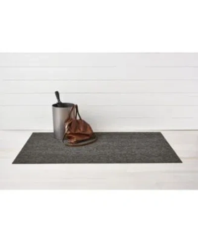 Chilewich Heathered Shag Doormat 18x28 Collection In Gray