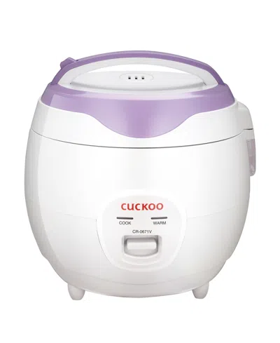 Cuckoo 6 Cup Electric Rice Cooker & Warmer Cr-0671v In Multi