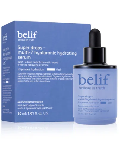 Belif Super Drops Multi 7 Hyaluronic Hydrating Serum 1.01 Oz. In Blue