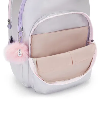 Kipling Seoul Xl Backpack In Silver