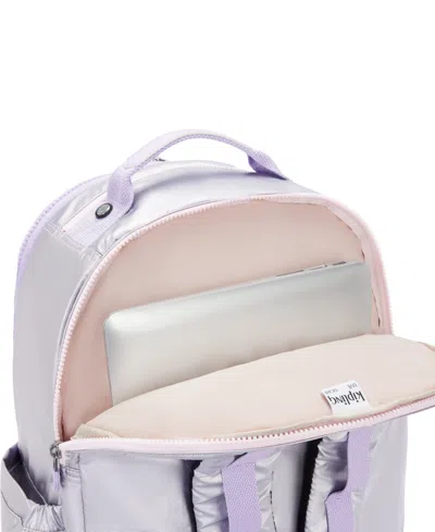 Kipling Seoul Xl Backpack In Silver