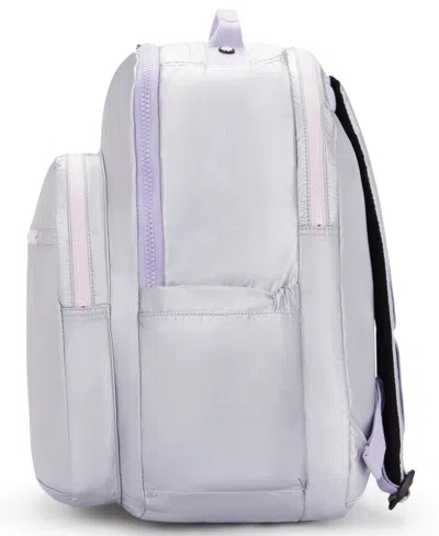 Kipling Seoul Xl Backpack In Silver