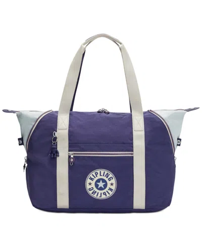 Kipling Art M Tote In Blue