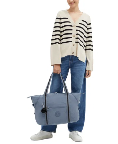 Kipling Art M Tote In Blue